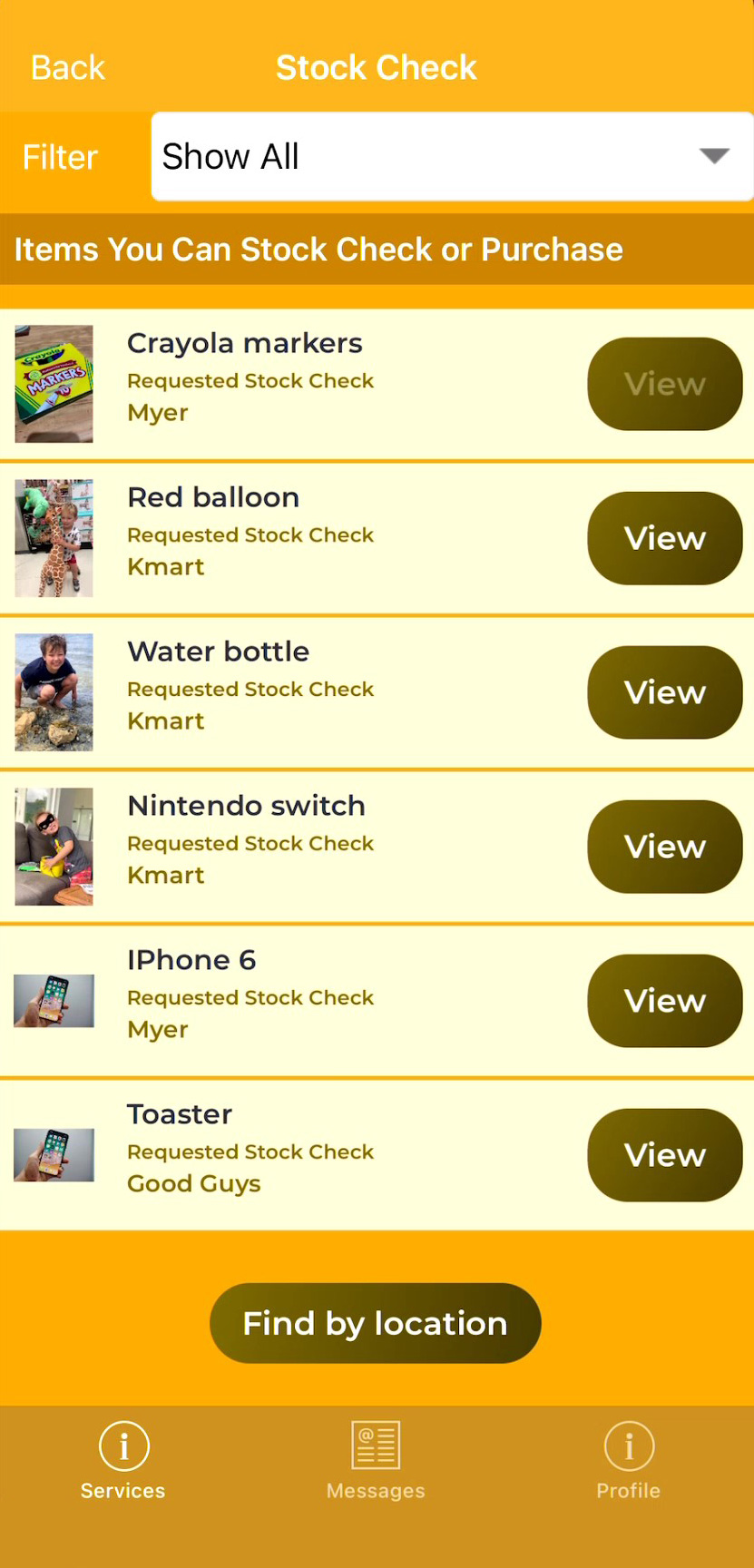 App Showcase Screenshot 1